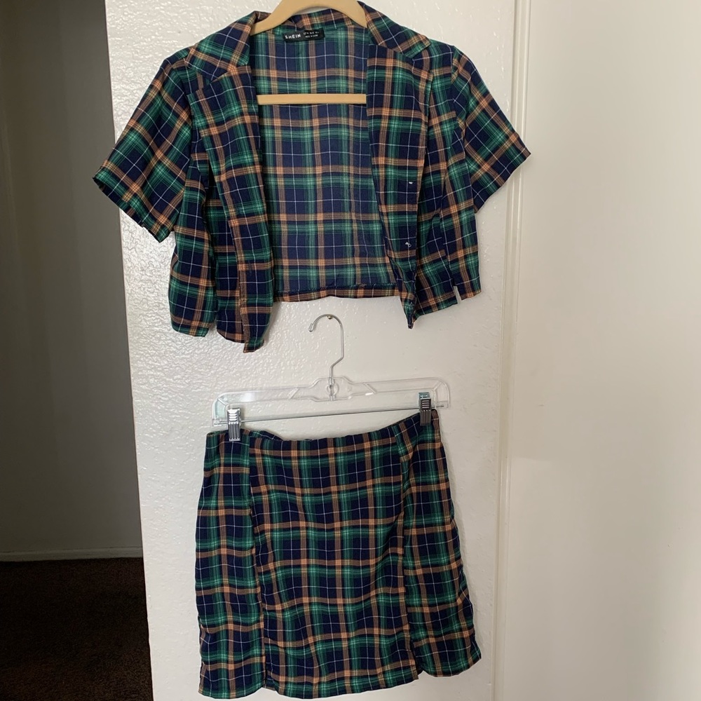 two piece school girl set size medium